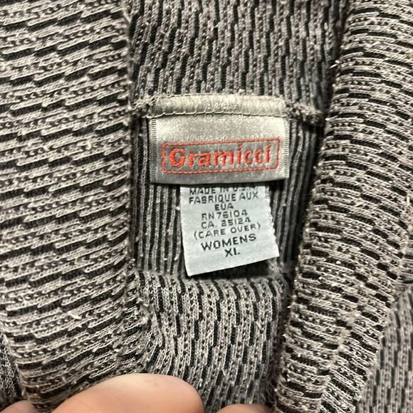 VINTAGE GRAMICCI LONG SLEEVE WOMENS XL TURTLENECK TOP - Picture 5 of 6